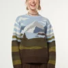 Minga London Clothing Mountain Landscape Knit Jumper