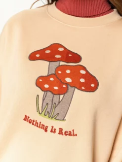 Minga London Nothing Is Real Mushroom Sweater