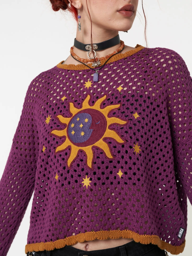 Minga London Most Wanted Solar Eclipse Knit Jumper