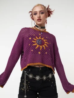 Minga London Most Wanted Solar Eclipse Knit Jumper