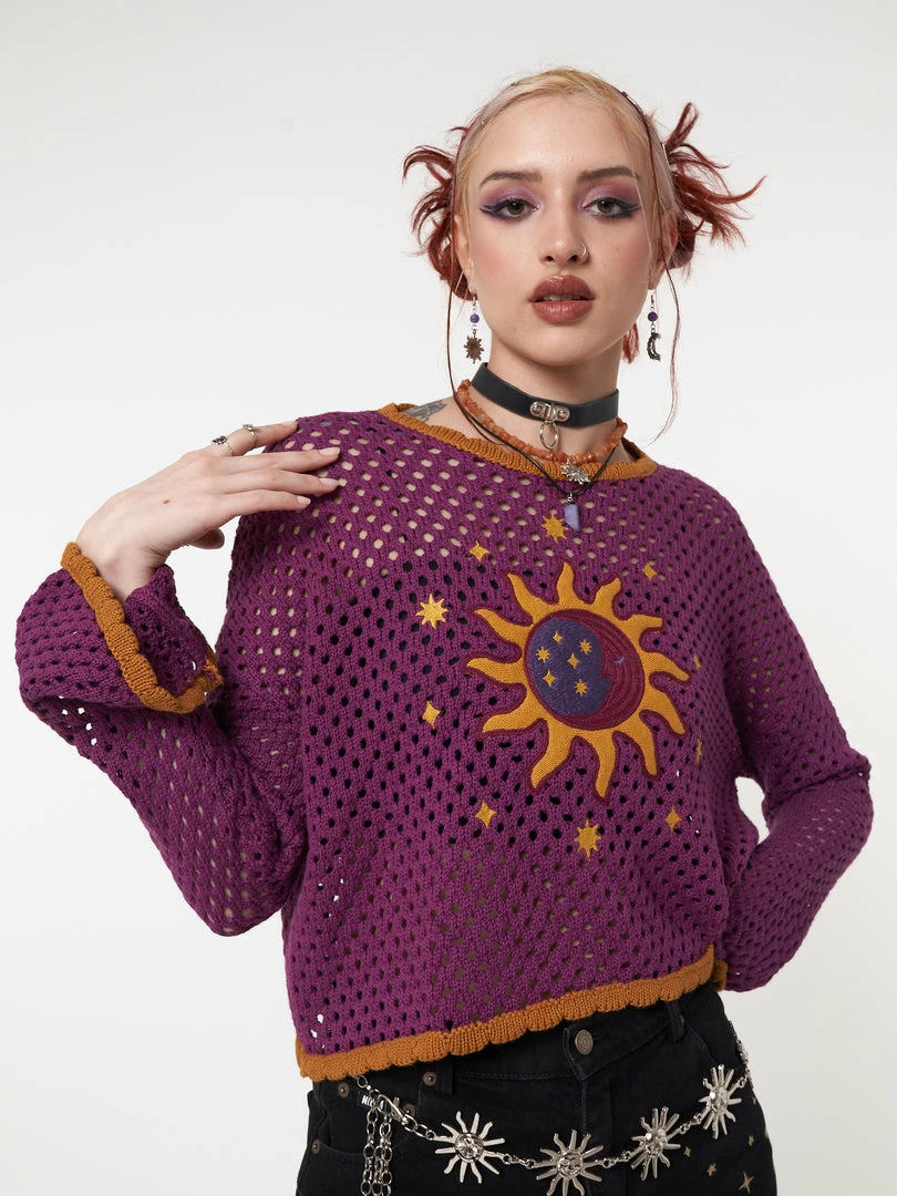 Minga London Most Wanted Solar Eclipse Knit Jumper