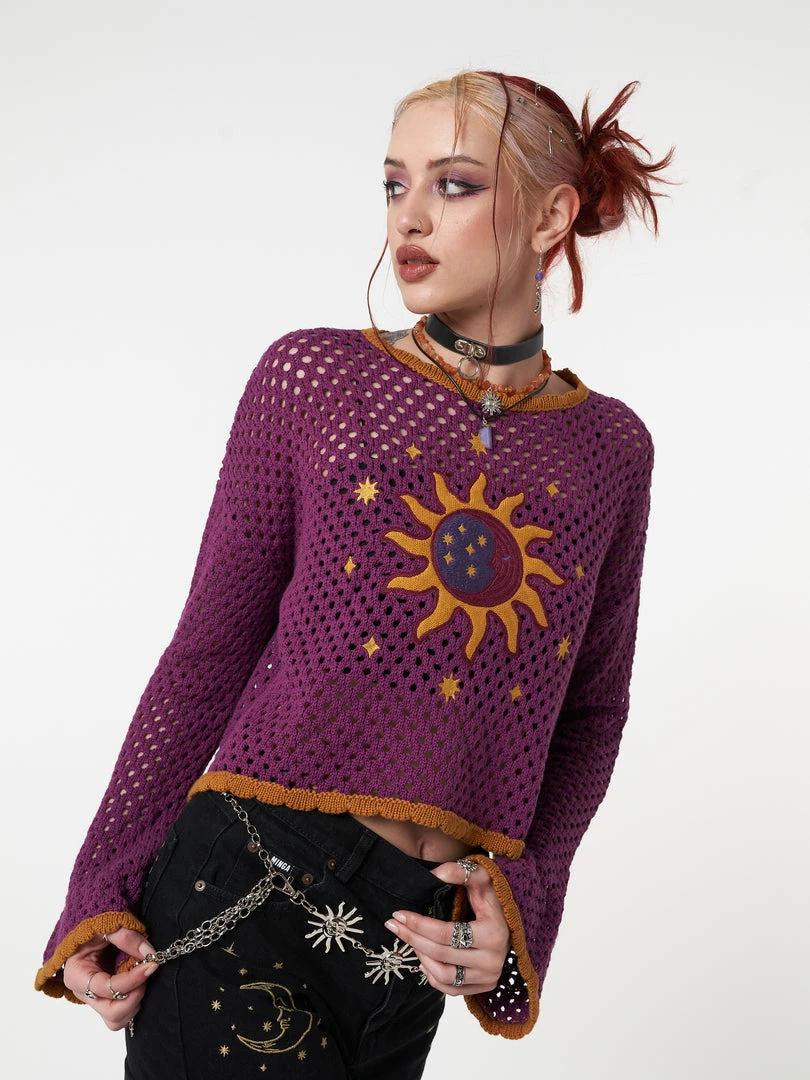 Minga London Most Wanted Solar Eclipse Knit Jumper
