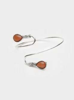 Minga London Spiral Gem Boho Arm Cuff Clothing