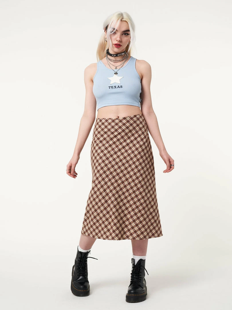 Minga London Texas Star Ribbed Vest Top Clothing