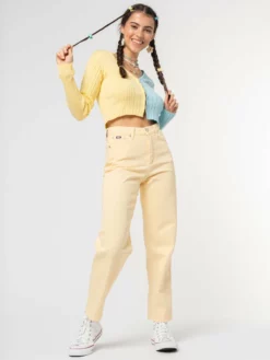 Minga London Clothing Two Tone Cropped Cardigan