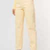 Minga London Vanilla Yellow Denim Mom Jeans Clothing