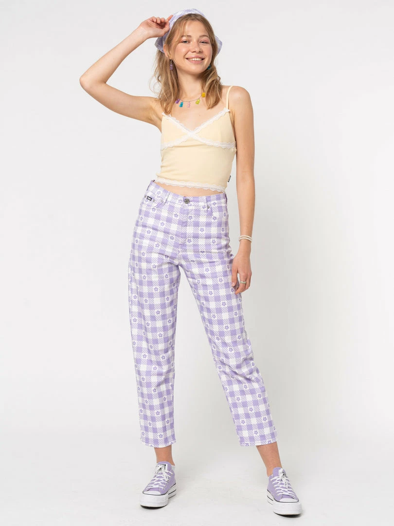 Minga London Vanilla Lace Trim Rib Cami Top Clothing