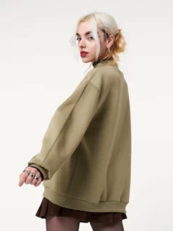 Minga London Clothing You Are Loved Flower Bouquet High Neck Sweater