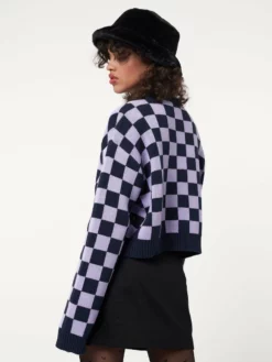 Minga London Minga X Betty Boop Check Knit Jumper Clothing