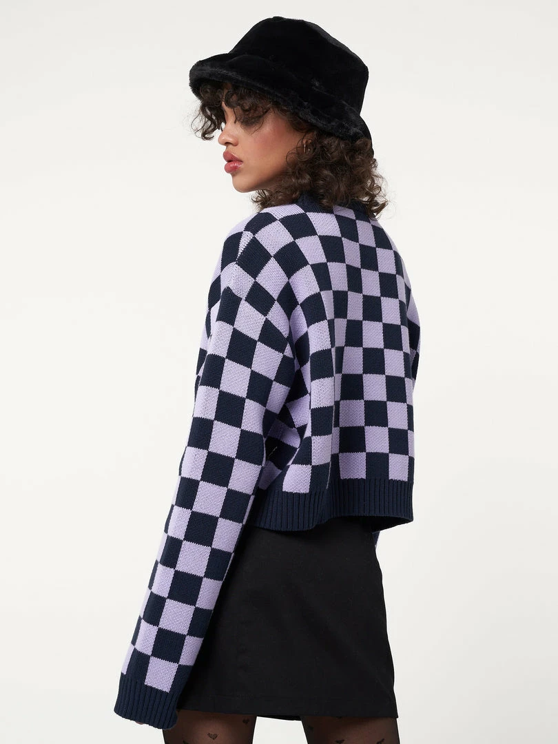 Minga London Minga X Betty Boop Check Knit Jumper Clothing