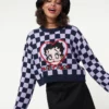 Minga London Minga X Betty Boop Check Knit Jumper Clothing