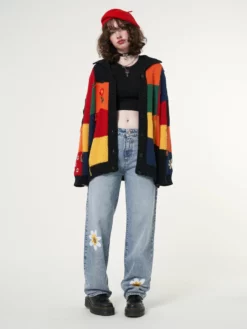 Minga London Minga X Strangervinyl Daisy Baggy Jeans Clothing
