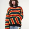 Minga London Minga X Strangervinyl Emotional Striped Knit Jumper