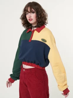 Minga London Clothing Minga X Strangervinyl Primary Colour Block Polo