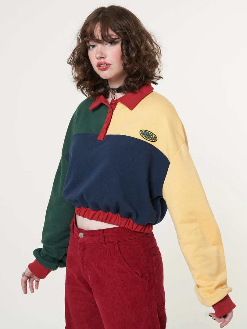 Minga London Clothing Minga X Strangervinyl Primary Colour Block Polo