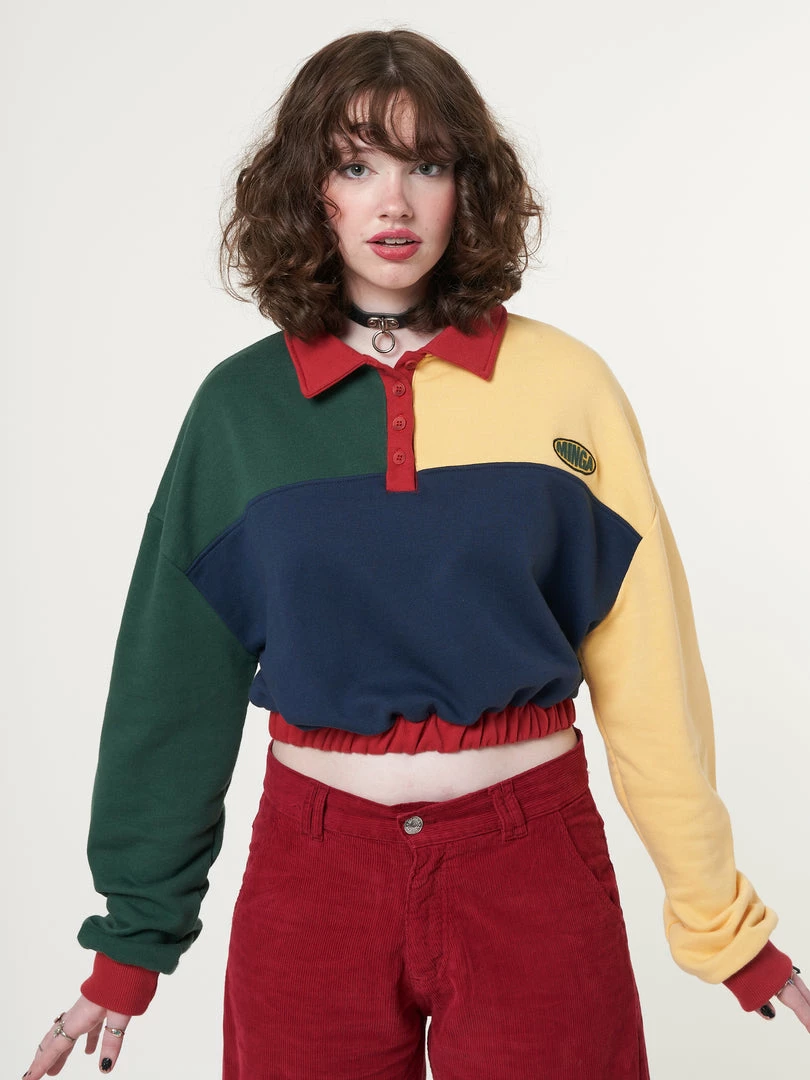 Minga London Clothing Minga X Strangervinyl Primary Colour Block Polo
