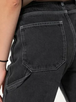 Minga London Clothing Carpenter Jeans In Washed Black