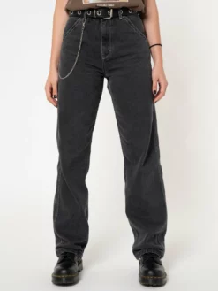 Minga London Clothing Carpenter Jeans In Washed Black