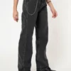 Minga London Clothing Carpenter Jeans In Washed Black