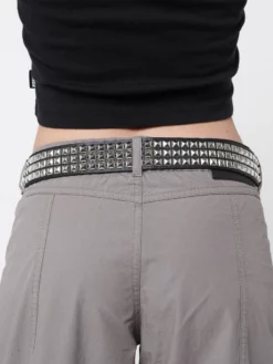 Minga London Clothing Punk Girl Studded Buckle Belt