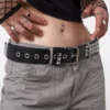 Minga London Clothing Punk Girl Studded Buckle Belt