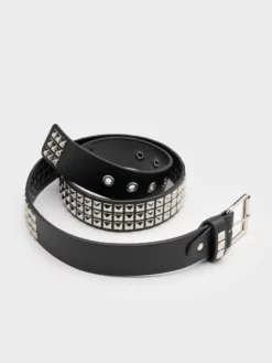 Minga London Clothing Punk Girl Studded Buckle Belt