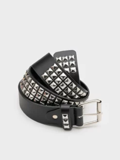 Minga London Clothing Punk Girl Studded Buckle Belt