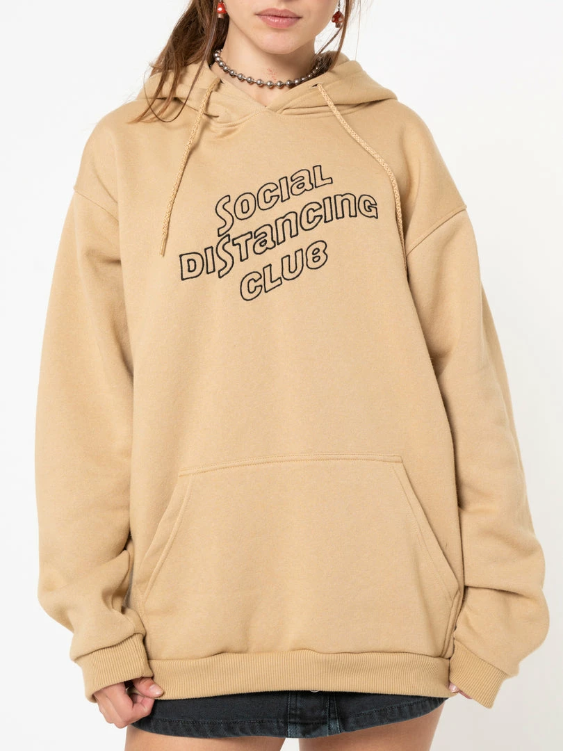 Minga London Social Distancing Club Hoodie Clothing