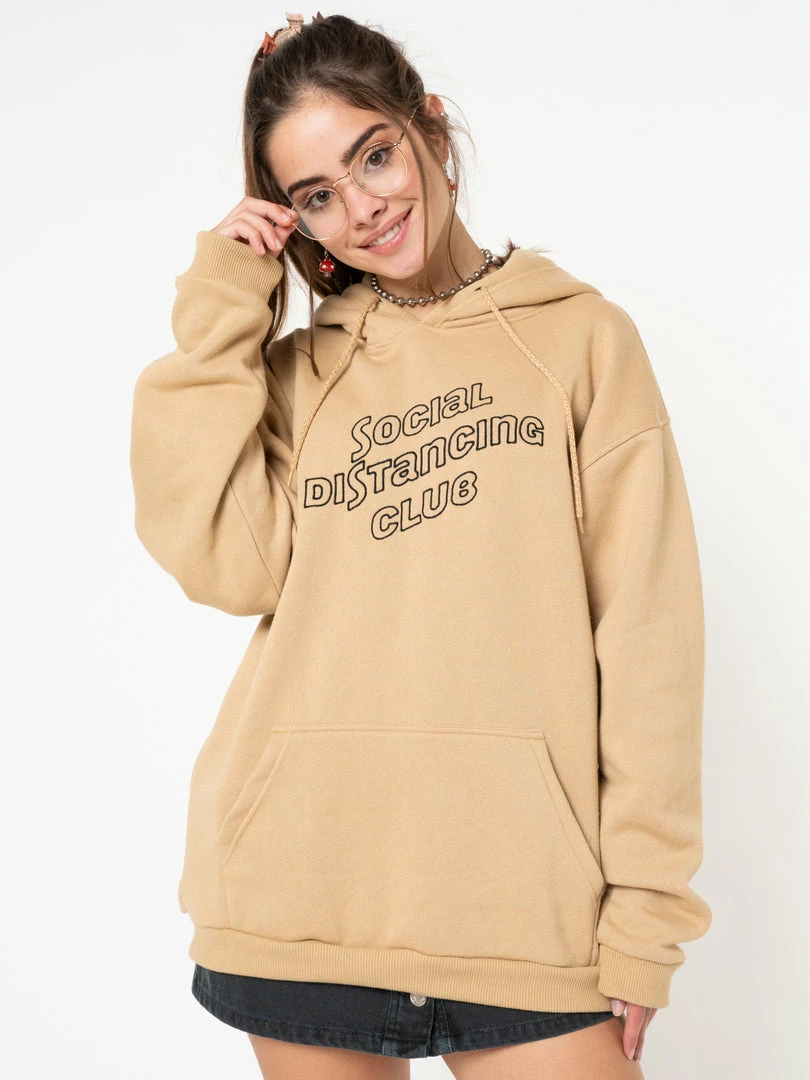 Minga London Social Distancing Club Hoodie Clothing