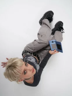 Minga London Most Wanted Strass Heart Wings Crop Top