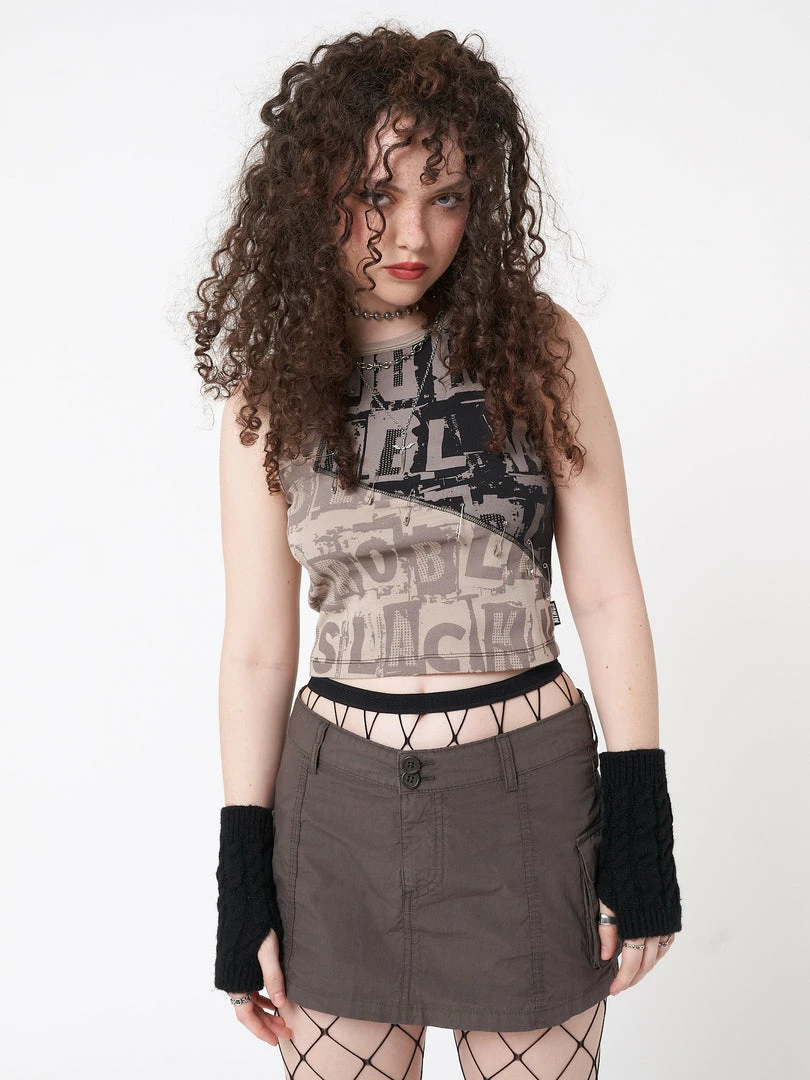 Minga London Unreal Patchwork Vest Top