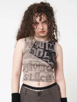 Minga London Unreal Patchwork Vest Top