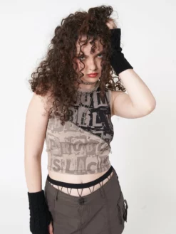 Minga London Unreal Patchwork Vest Top